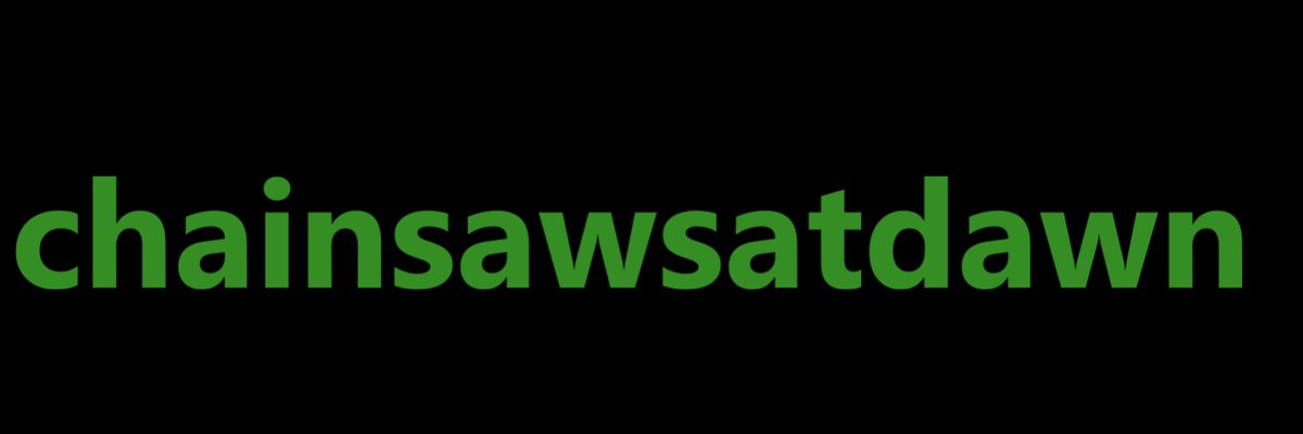 C H A I N S A W cover