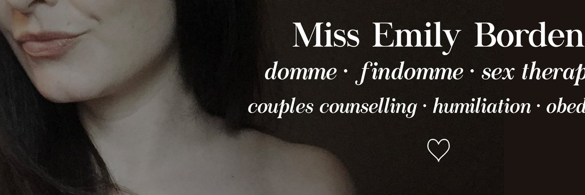 Miss Emily B 😈💅🏼 Domme & Therapist. cover