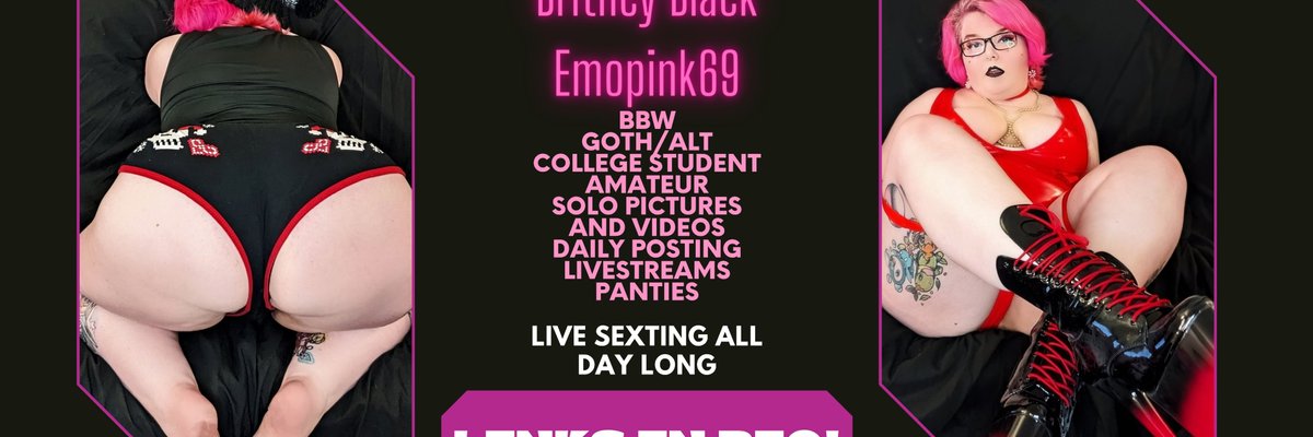 🟢🥵Britney Black🖤 BBW Goth QUEEN! 😍 cover