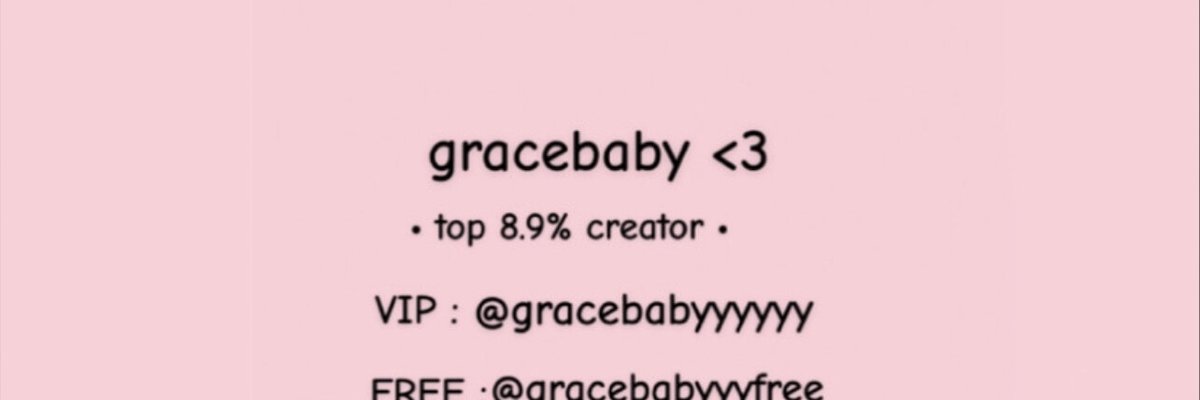 gracebaby top 8.9% <3 cover