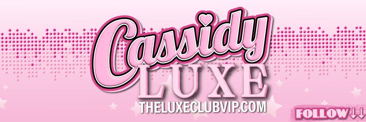 Cassidy Luxe 🩷 cover