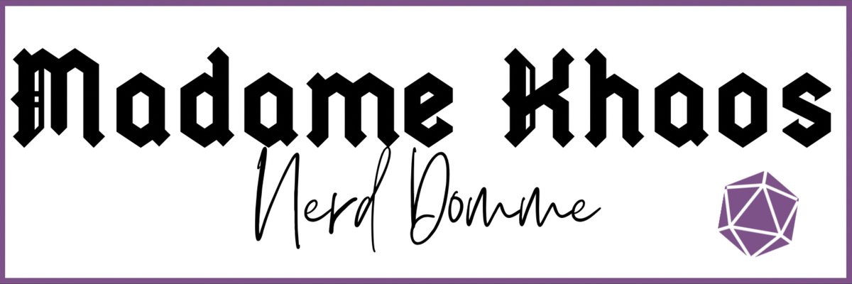 Mistress Khaos ˟ღ Nerd Domme cover