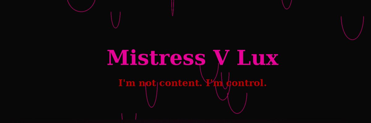 👑 Mistress V Lux  👑 cover