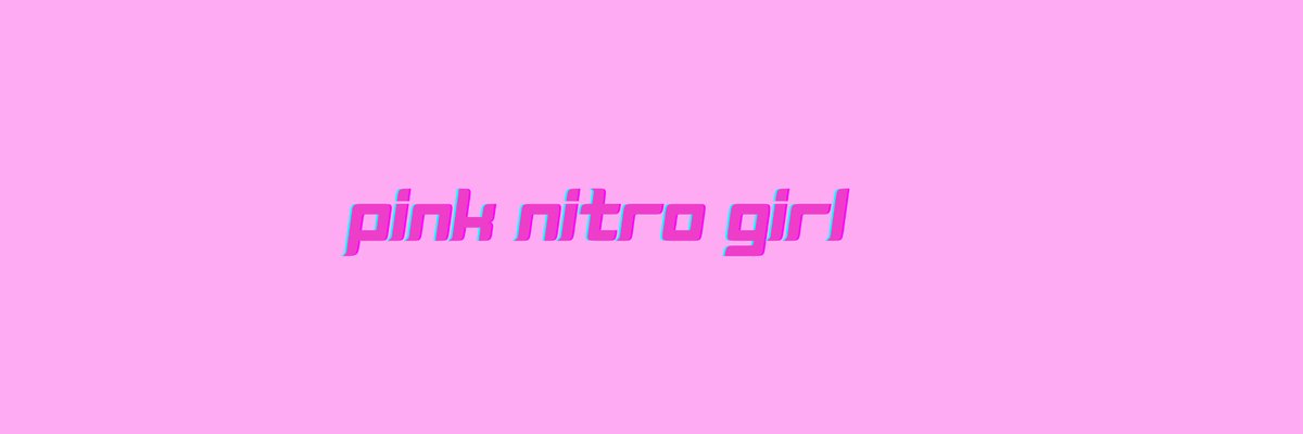 Pink Nitro Girl 🩷 cover