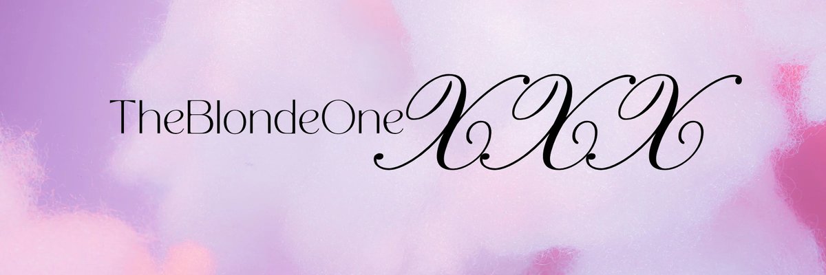 TheBlondeOneXXX cover